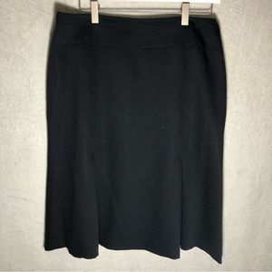 St. Emile Womens Black Wool Blend Skirt Size 10